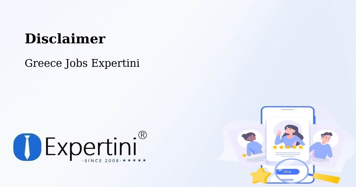 Disclaimer – Proástio - Greece Jobs Expertini
