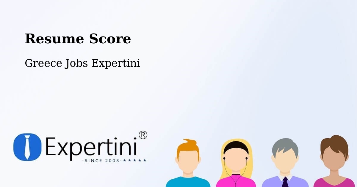 Resume Score & Job Description Match Tool – Proástio - Greece Jobs Expertini